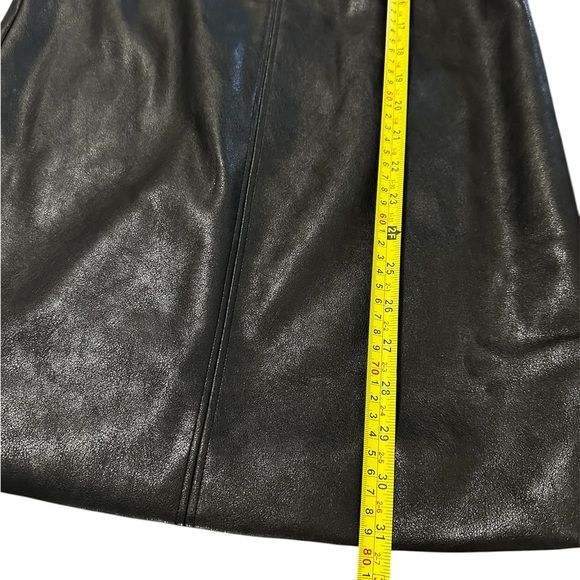 J.Crew Factory Faux-Leather Shift Dress - Picture 6 of 8